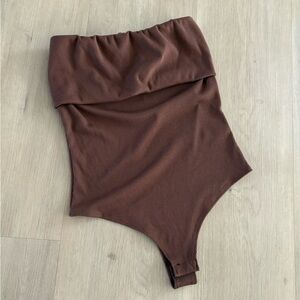 Brown Bodysuit